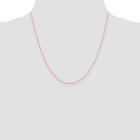 14k Rose Gold .5mm Baby Rope Chain