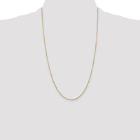 14k .9mm D/C Round Open Link Cable Chain