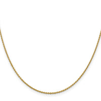14k 1.4mm Forzantine Cable Chain
