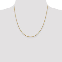 14k 1.4mm Forzantine Cable Chain