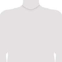 14k White Gold 1.2mm D/C Cable Chain