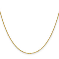 14k 1.5mm Cable Chain