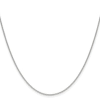 14k White Gold 1.5mm Cable Chain