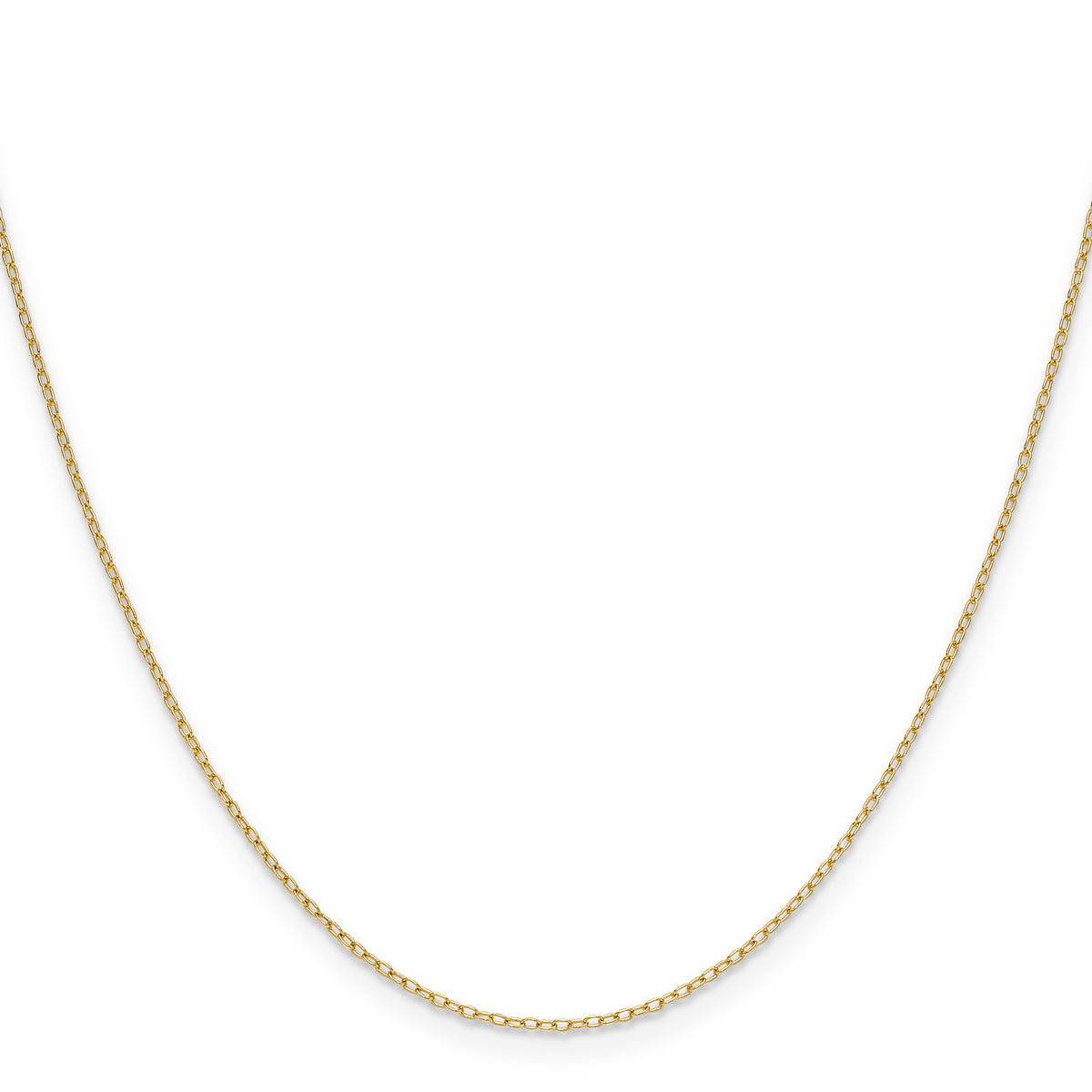 14k .8mm Forzantine Cable Chain