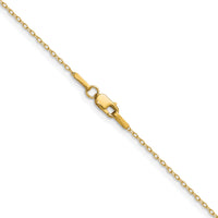 14k .8mm Forzantine Cable Chain