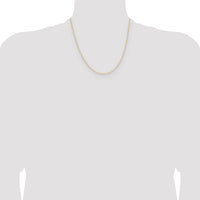 14k .8mm D/C Forzantine Cable Chain