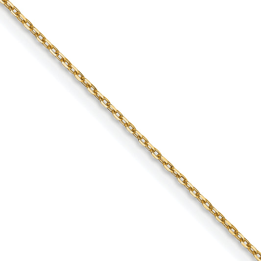 14k .8mm D/C Forzantine Cable Chain