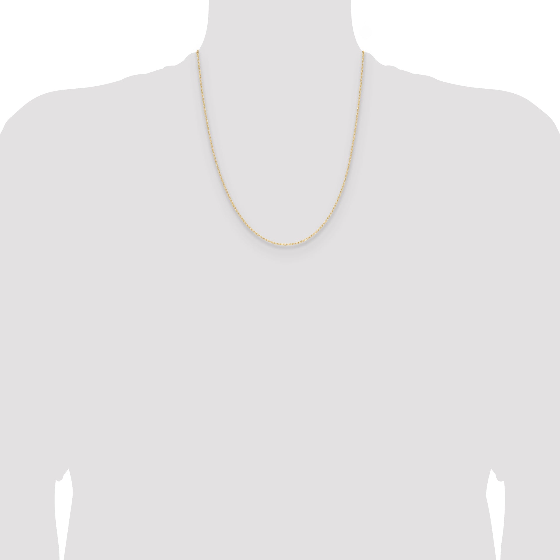 14k .8mm D/C Forzantine Cable Chain