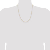 14k .8mm D/C Forzantine Cable Chain