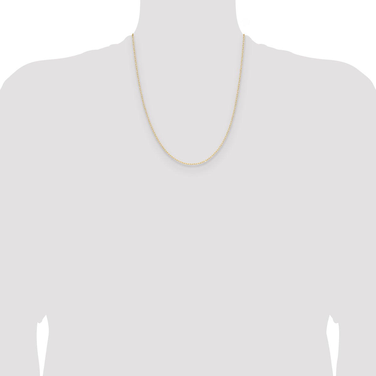 14k .8mm D/C Forzantine Cable Chain