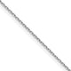 14k White Gold .8mm D/C Forzantine Cable Chain
