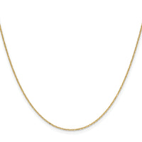 14k 1.0mm D/C Forzantine Cable Chain