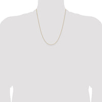 14k 1.0mm D/C Forzantine Cable Chain