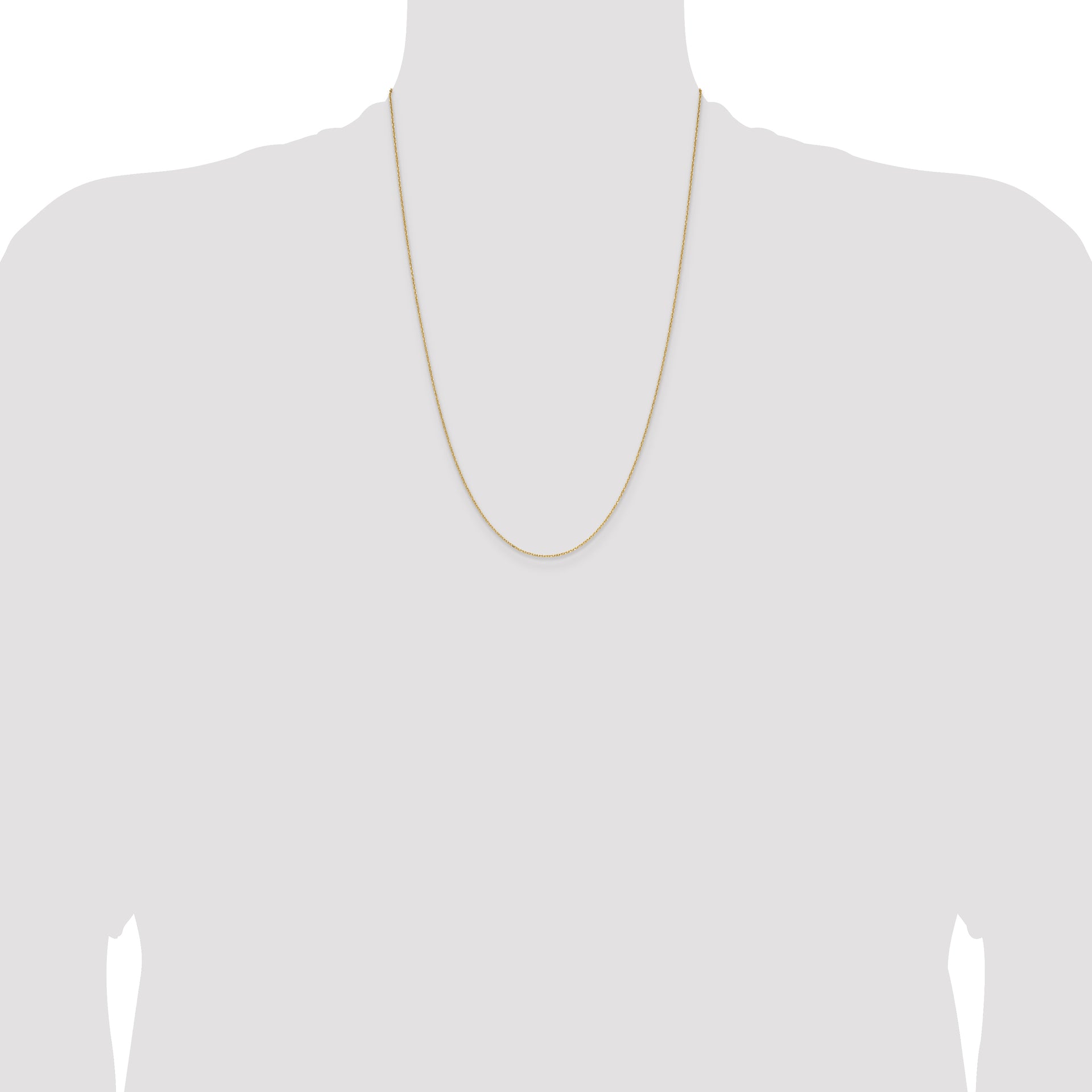 14k 1.0mm D/C Forzantine Cable Chain