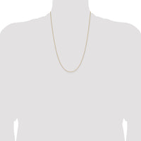 14k 1.0mm D/C Forzantine Cable Chain