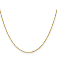 14k 1.4mm D/C Forzantine Cable Chain