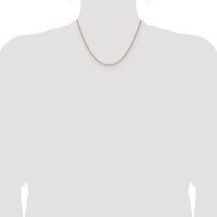 14k 1.4mm D/C Forzantine Cable Chain