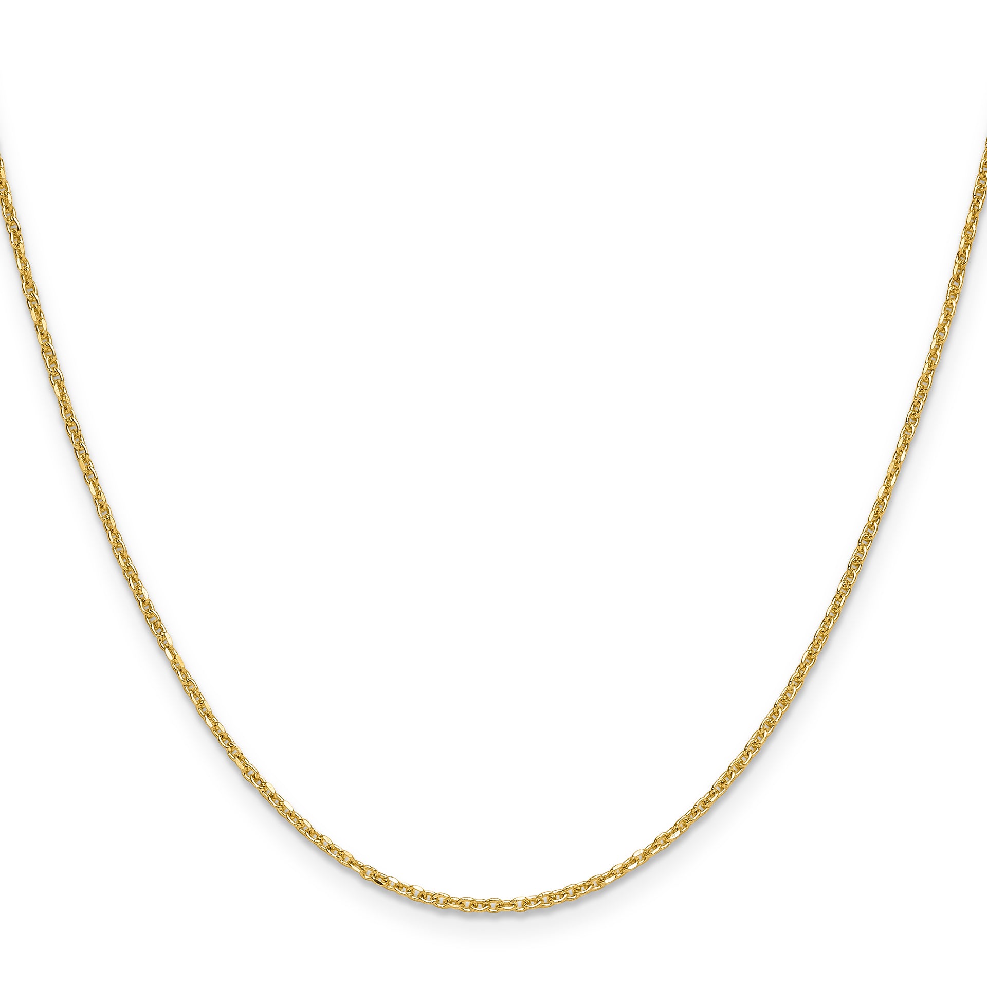 14k 1.4mm D/C Forzantine Cable Chain