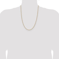 14k 1.4mm D/C Forzantine Cable Chain