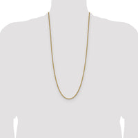 14k 3.25mm D/C French Link Chain