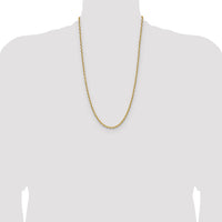 14k 3.90mm D/C French Link Chain