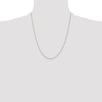 14k .8mm D/C Cable with Lobster Clasp Chain