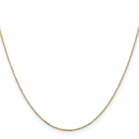 14k .8mm D/C Cable with Lobster Clasp Chain