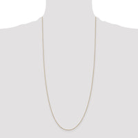 14k .8mm D/C Cable with Lobster Clasp Chain