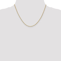 14k 1.5mm Lightweight Flat Anchor Link Pendant Chain