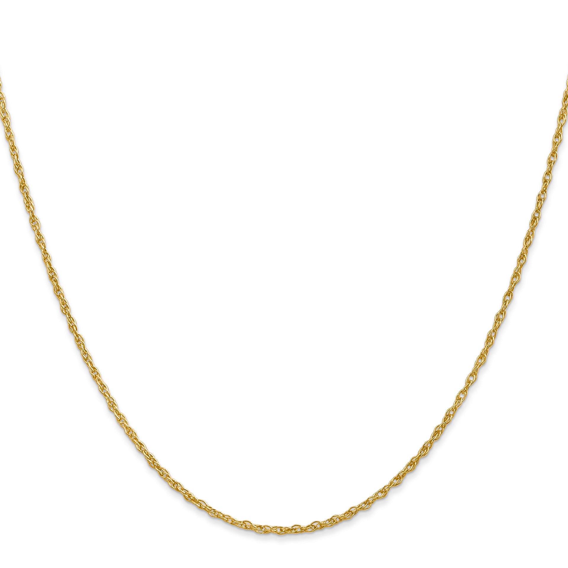 14k 1.3mm Heavy-Baby Rope Chain
