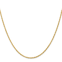 14k 1.3mm Heavy-Baby Rope Chain