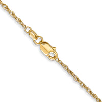 14k 1.3mm Heavy-Baby Rope Chain