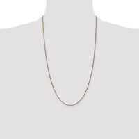 14k 1.25mm D/C Spiga Chain