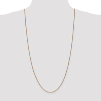14k 1.25mm D/C Spiga Chain