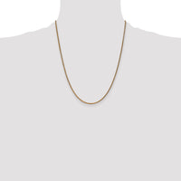 14k 1.7mm D/C Spiga Chain