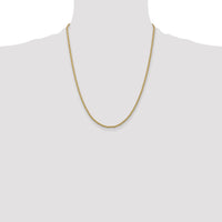 14k 2.25mm Parisian Wheat Chain