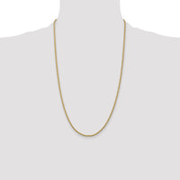 14k 2.25mm Parisian Wheat Chain