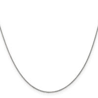 14k White Gold .9mm Cable with Lobster Clasp Chain