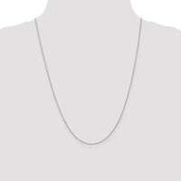 14k White Gold .9mm Cable with Lobster Clasp Chain
