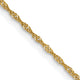 14k 1.10mm Singapore Chain
