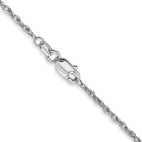 14k WG 1.3mm Heavy-Baby Rope Chain