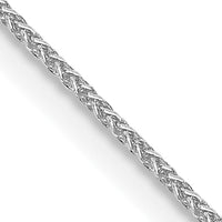 14k White Gold .85mm Spiga Chain
