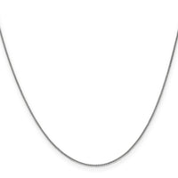 14k White Gold .85mm Spiga Chain