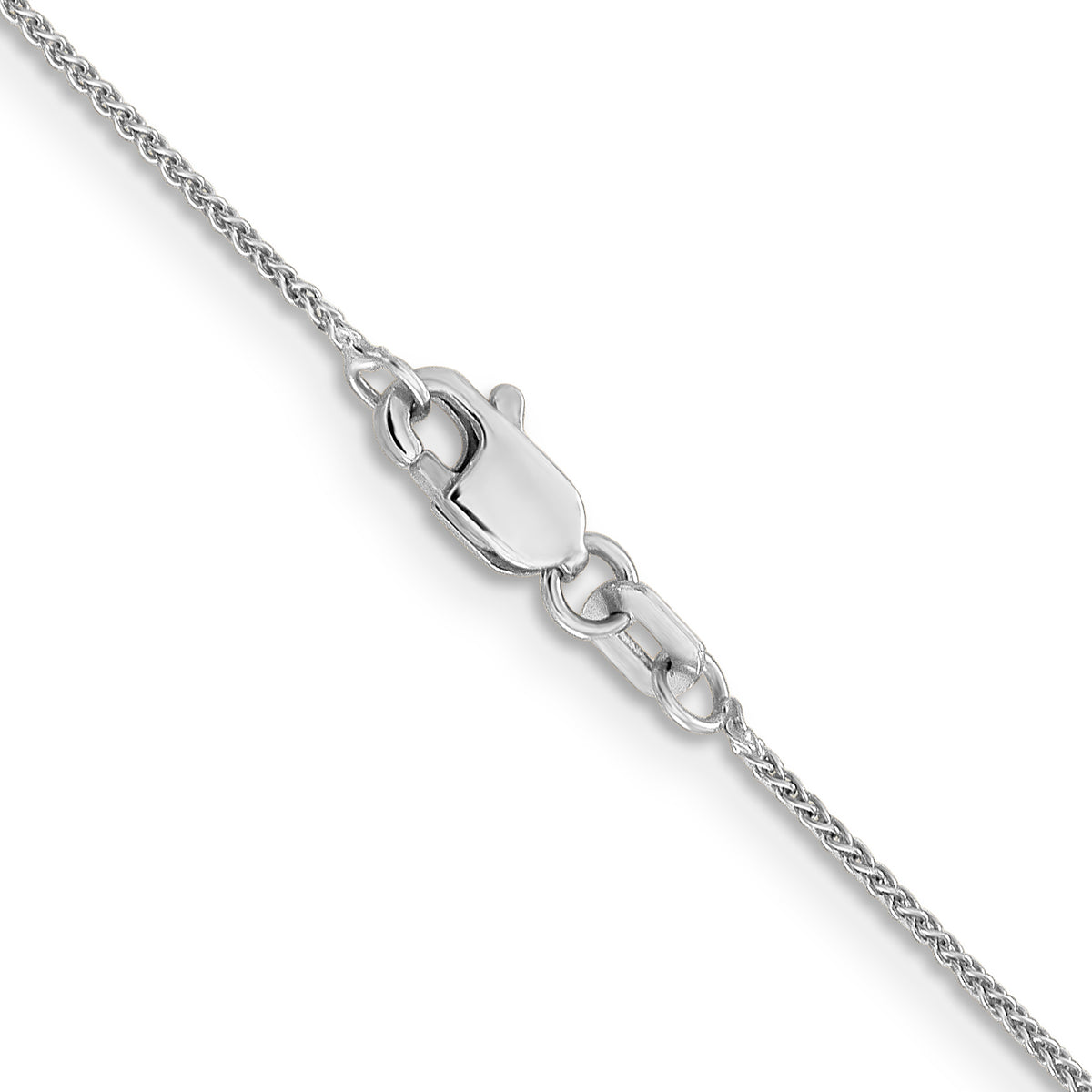 14k White Gold .85mm Spiga Chain