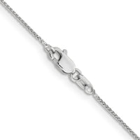 14k White Gold .85mm Spiga Chain