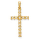 14k Latin Cross Pendant Mounting