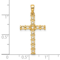 14k Latin Cross Pendant Mounting