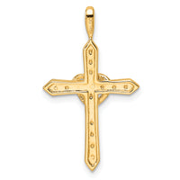 14k Heart Cross Pendant Mounting