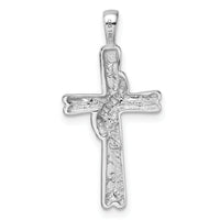 14k White Gold Cross Pendant Mounting