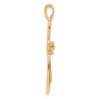 14k Cross Pendant Mounting